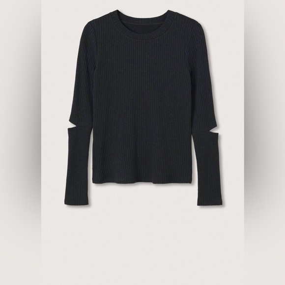 Mango Tops - Long-sleeve t-shirt with cut-out elbows